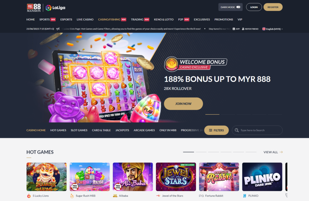 M88 Indonesia online casino
